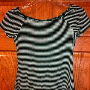 Green Stripped Shirt